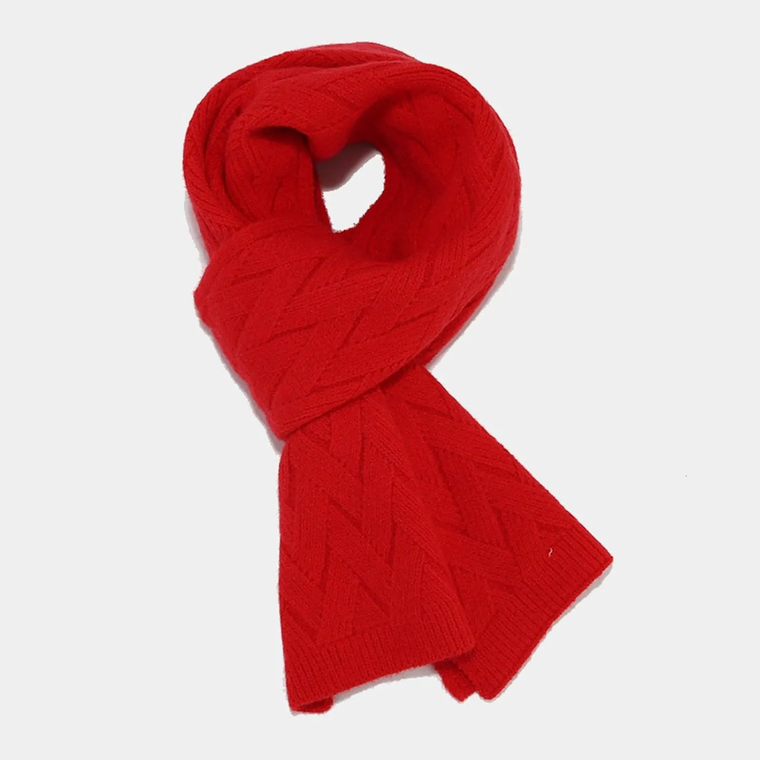 3 in 1 Set Women Men Beanie Scarf Gloves Set Fleece Lined Pom Pom Beanie Warm Knit Long Scarf Gloves for Cold Weather