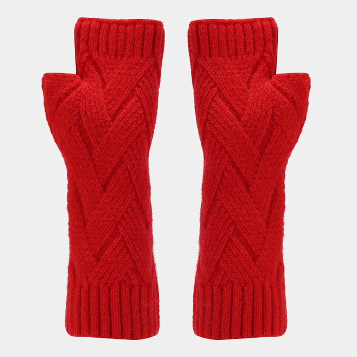 3 in 1 Set Women Men Beanie Scarf Gloves Set Fleece Lined Pom Pom Beanie Warm Knit Long Scarf Gloves for Cold Weather