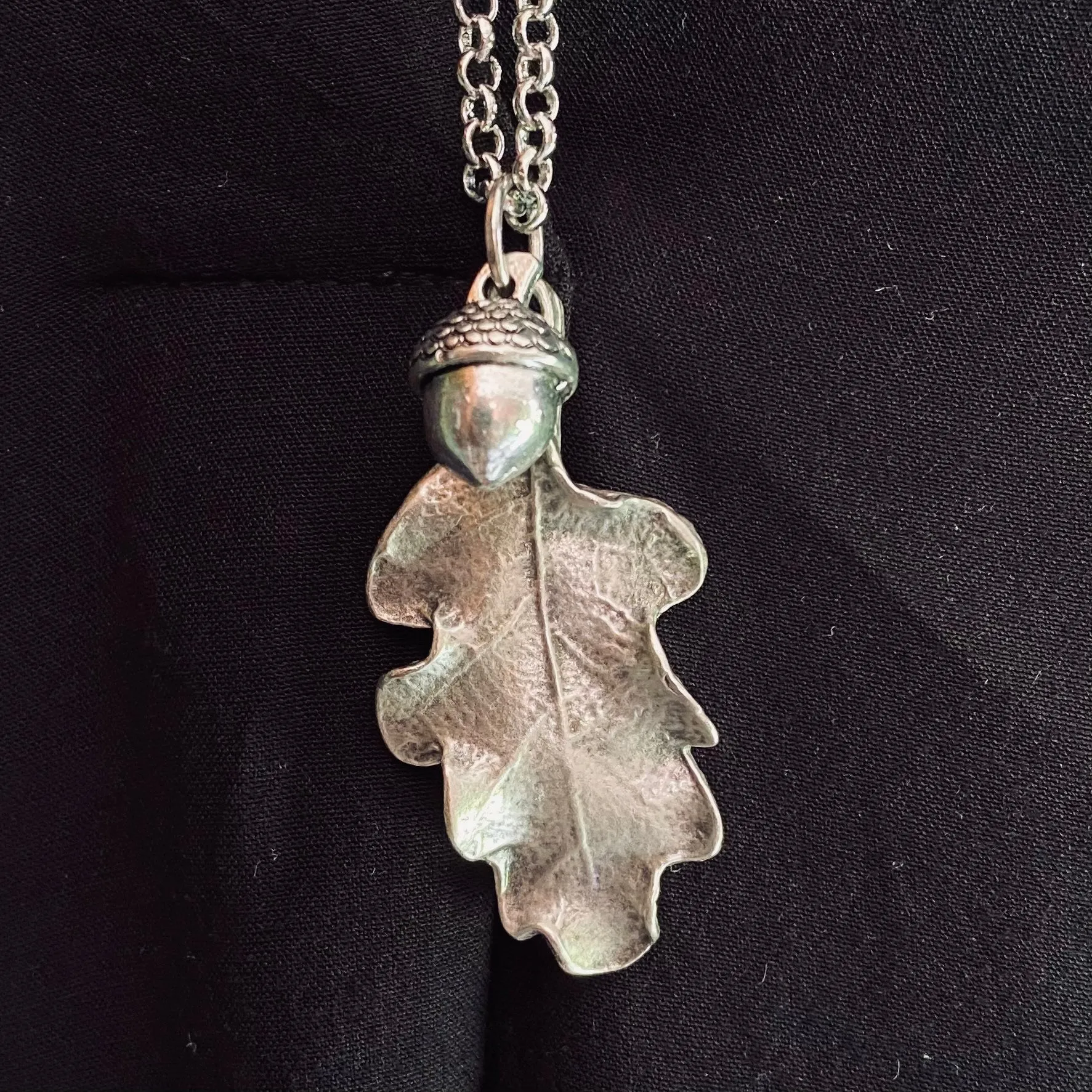 Acorn pendant necklaces