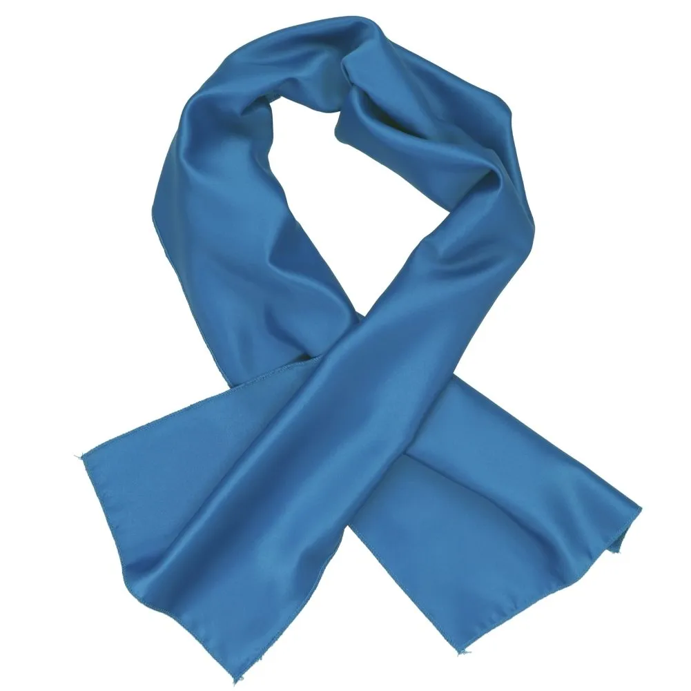 Blue Solid Color Scarf