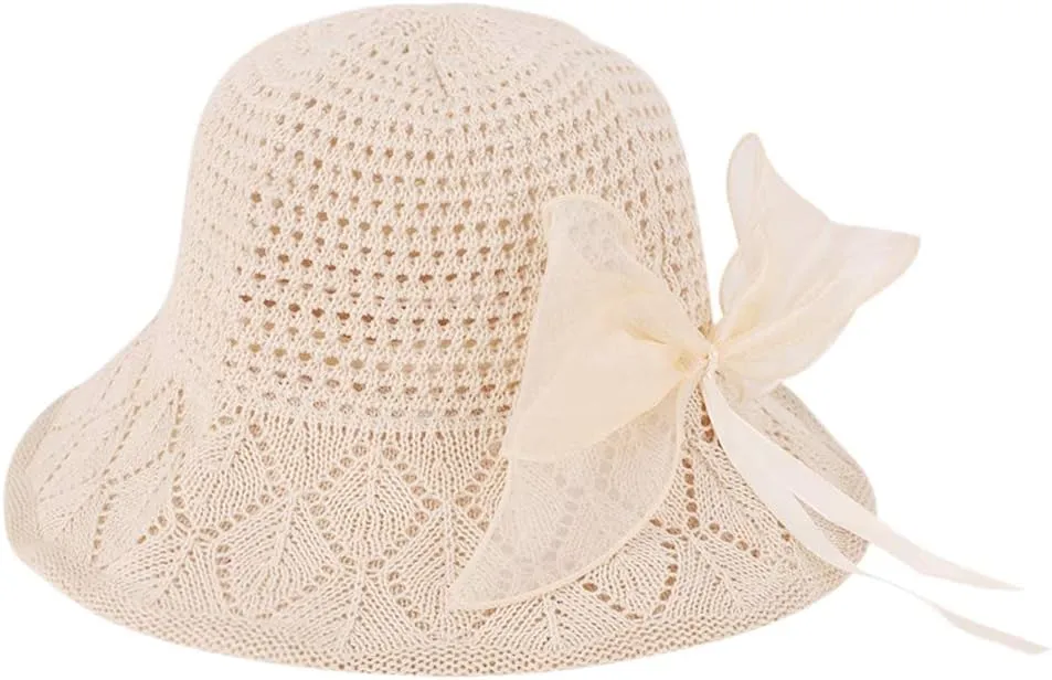 Bucket Hats for Women Lady Straw Sun Hat Summer Party Boho Hat Beach Wide Brim Cap Vacation Hats Floppy Sunhat