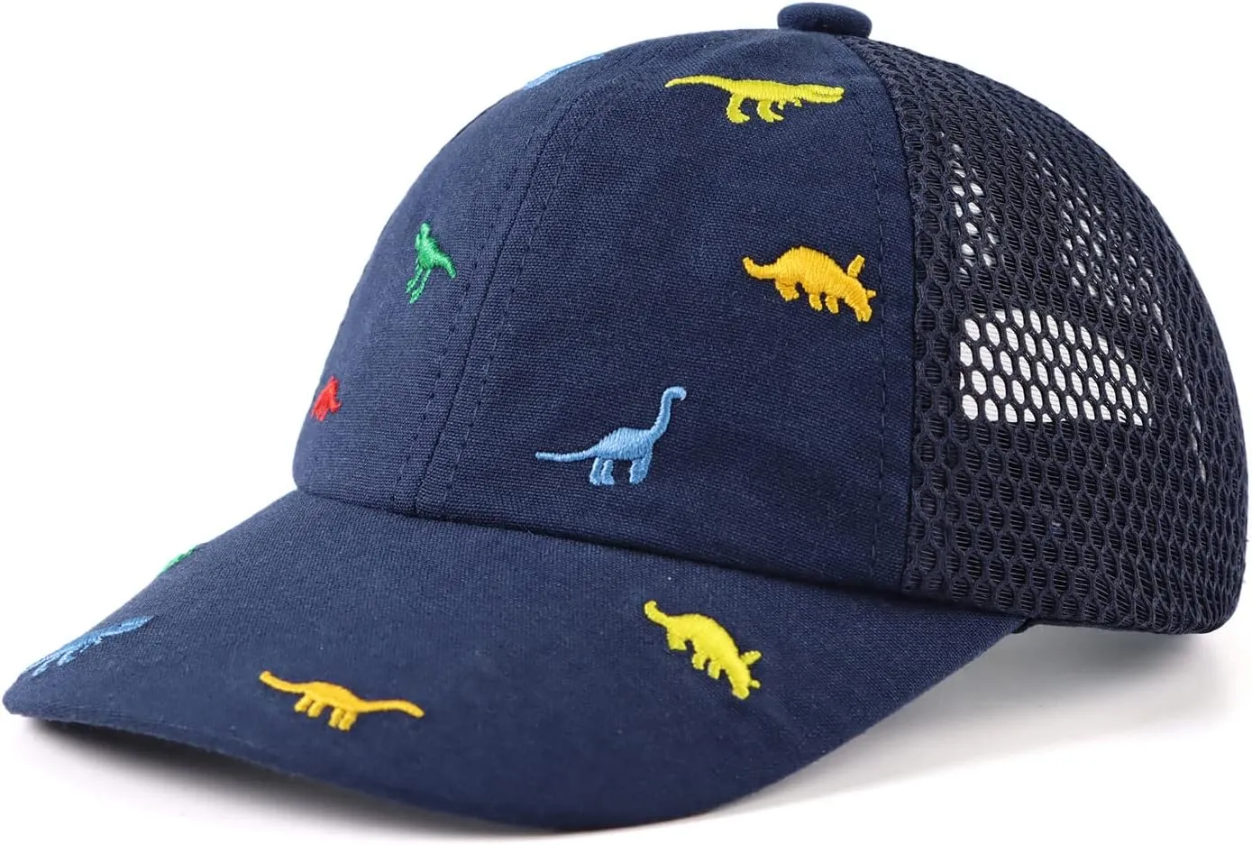 JANGANNSA Dinosaur Boys Girls Caps Embroidery Baby Baseball Caps Cotton Infant Toddler Kids Hat Spring Summer Autumn