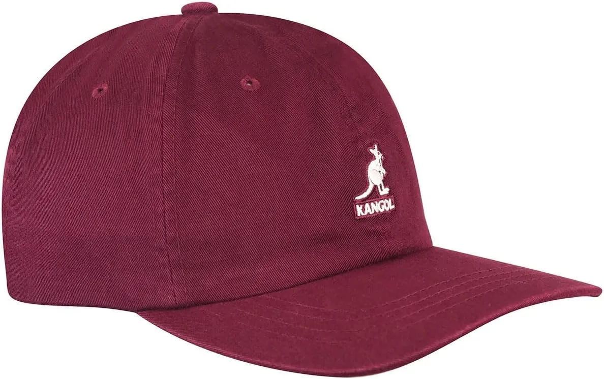 Kangol Washed Baseball Hat - Papaya Milk / 1SFM Baseball & Sport Caps One Size Fits Most