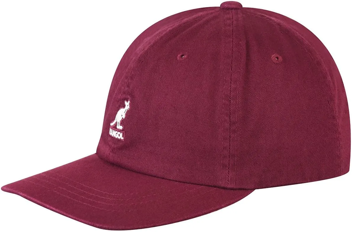 Kangol Washed Baseball Hat - Papaya Milk / 1SFM Baseball & Sport Caps One Size Fits Most