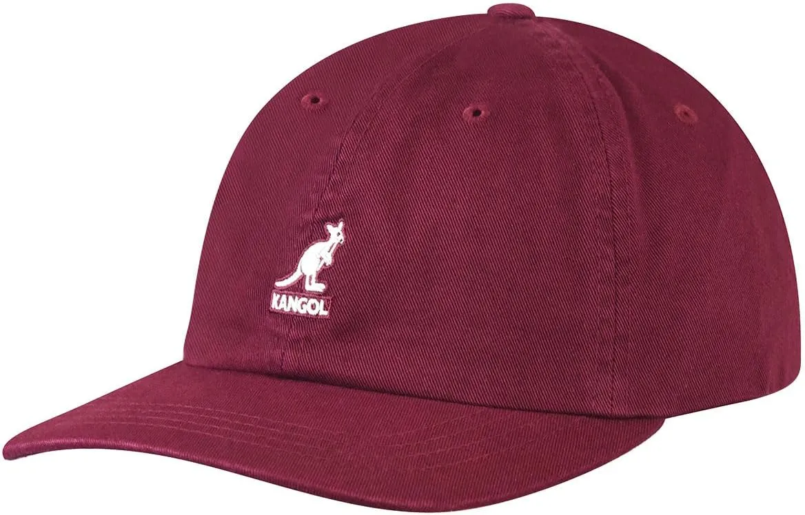 Kangol Washed Baseball Hat - Papaya Milk / 1SFM Baseball & Sport Caps One Size Fits Most