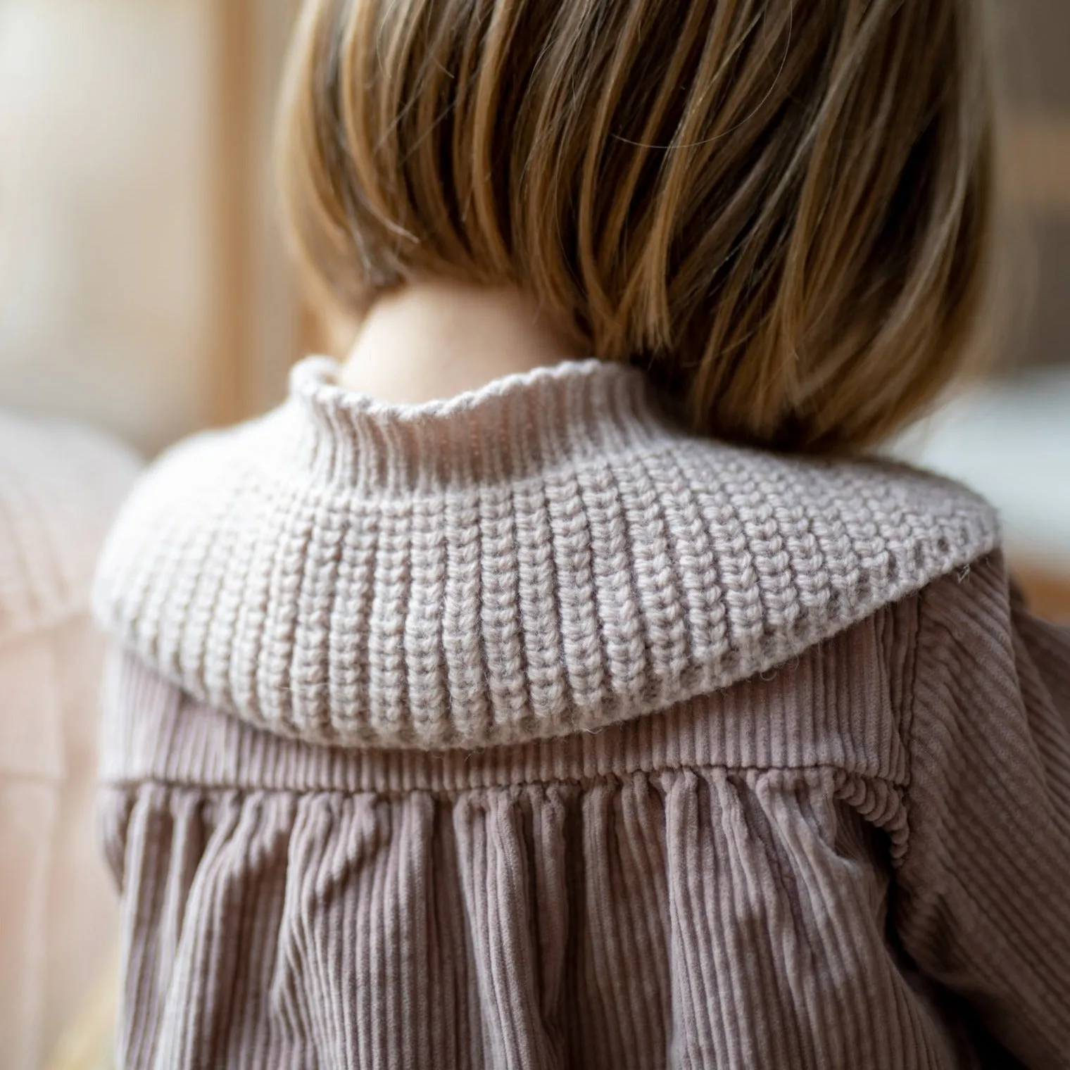 Margot Knitted Collar (Nude)