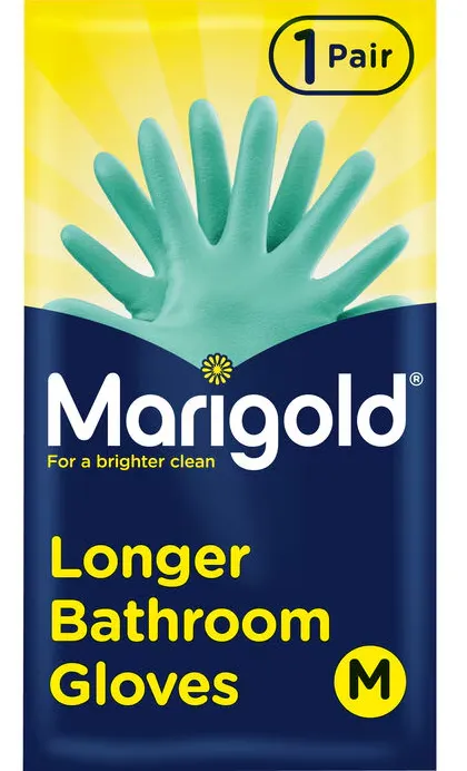 Marigold Longer Bathroom Gloves