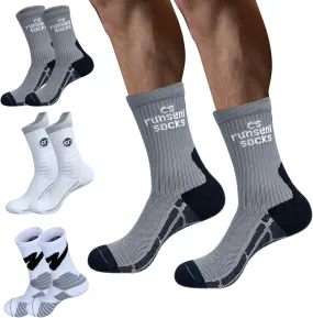 Mens Athletic Socks Size 9-12,6 Pairs Performance Cushion Running Socks Outdoor Sports Socks for Men Women