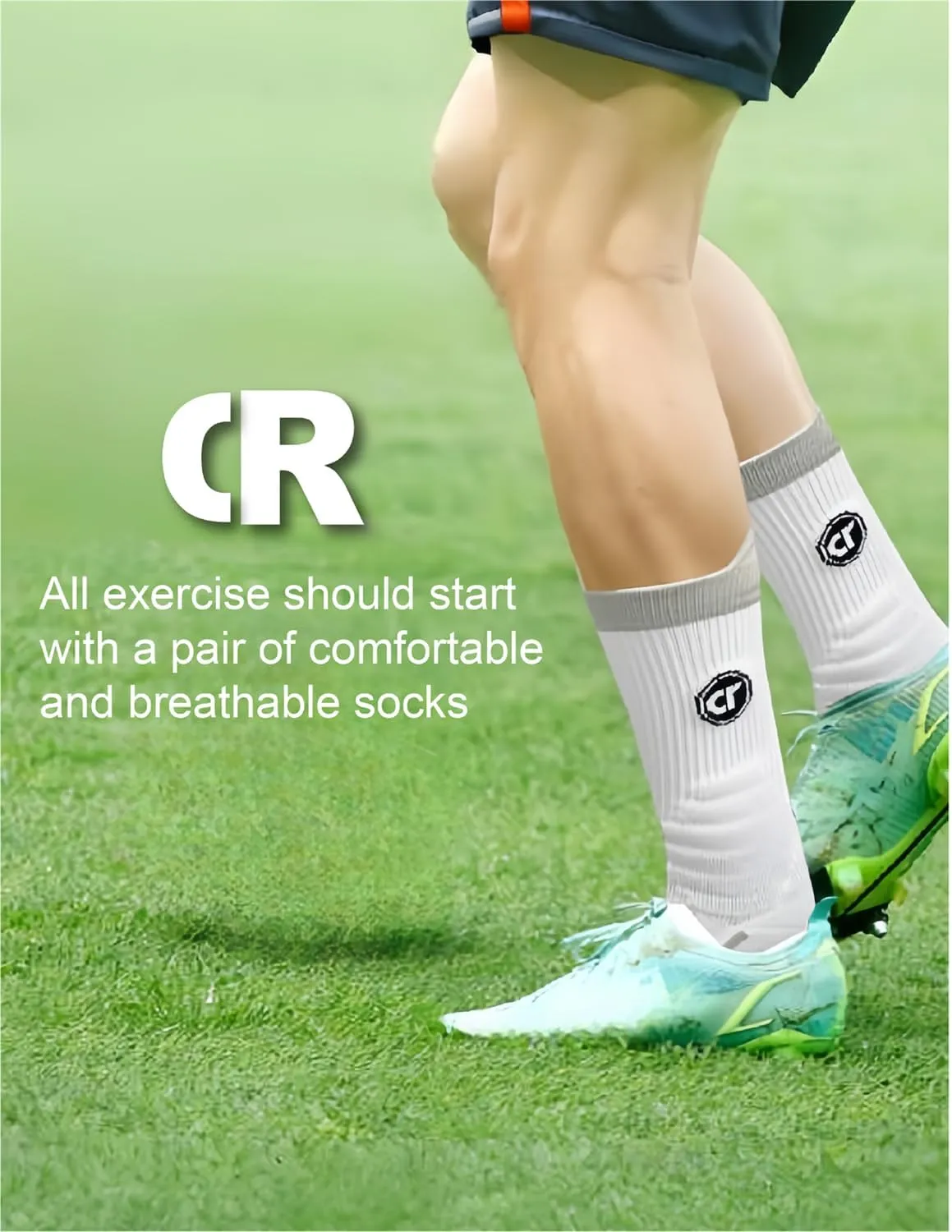 Mens Athletic Socks Size 9-12,6 Pairs Performance Cushion Running Socks Outdoor Sports Socks for Men Women