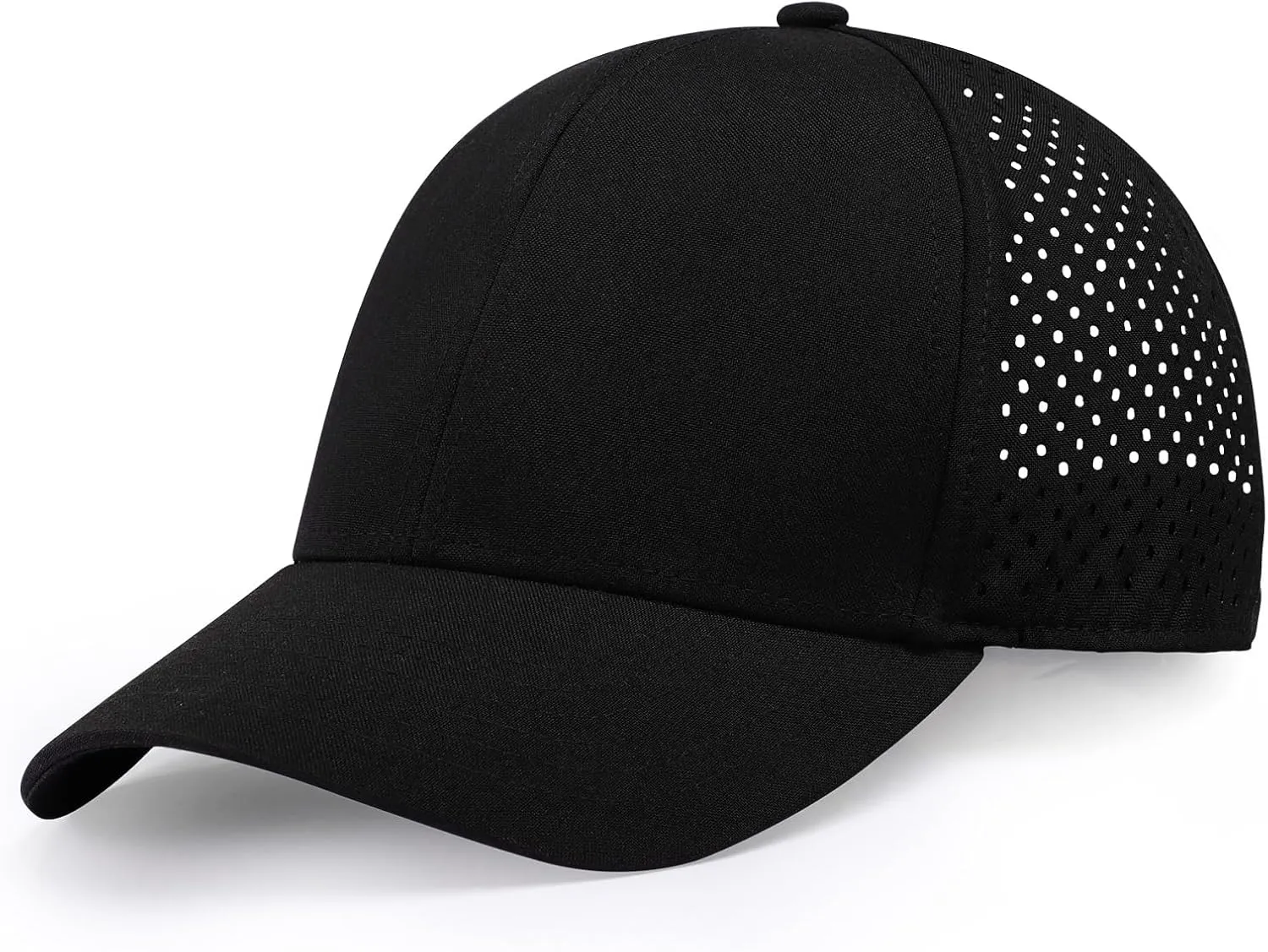 Men's Oversize XXL Baseball Cap Adjustable Performance Snapback Hat Laser Perforated Cap Plus Size for Big Head