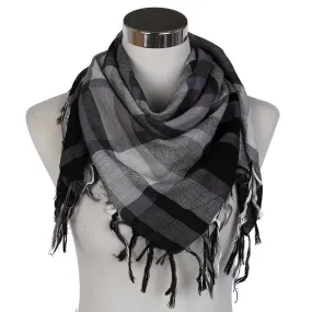 Military Plaid Square Scarves