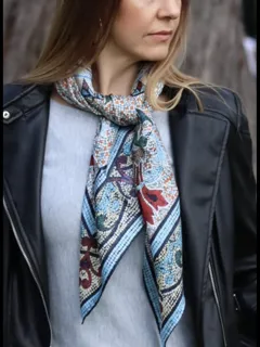 'Original Collins silk classic' Italian made 100% Silk Scarf 90cm x 90cm