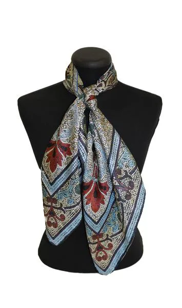 'Original Collins silk classic' Italian made 100% Silk Scarf 90cm x 90cm
