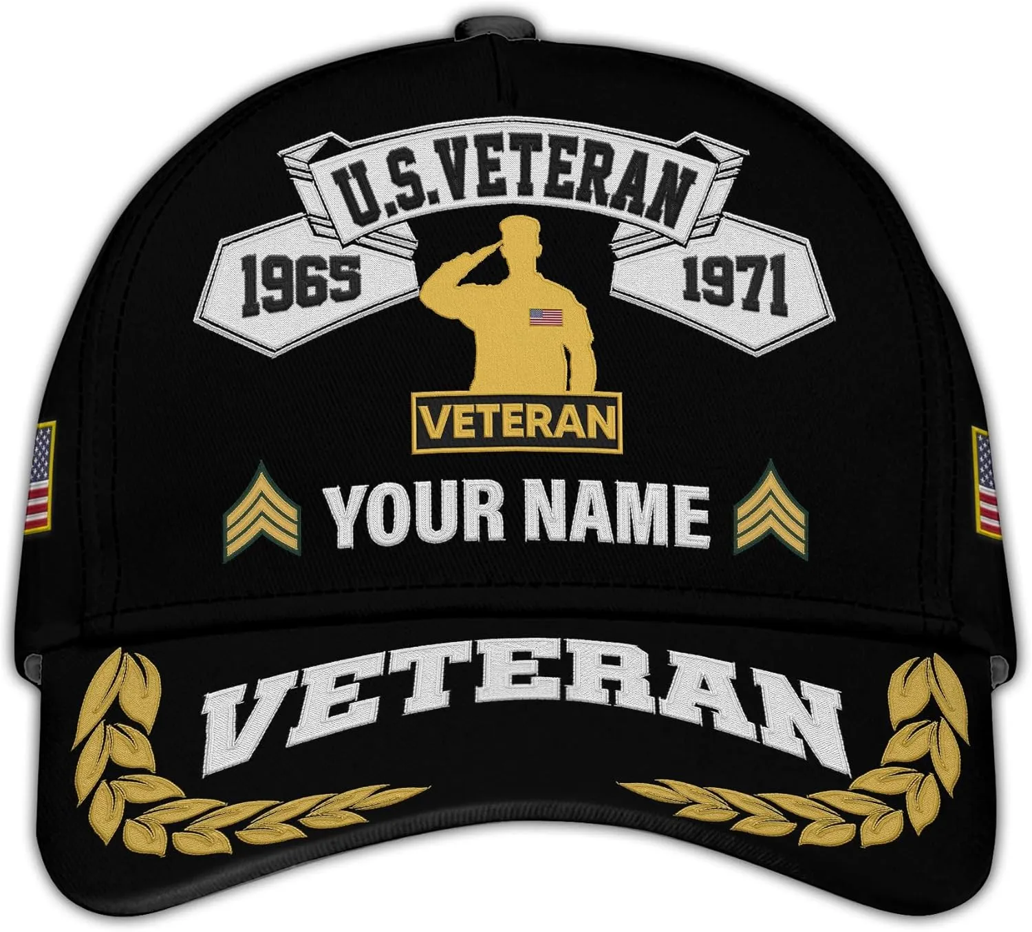 Personalized Embroidered Veterans Hat – Patriotic Baseball Cap Military Hats Veteran Caps Gift for Veterans Day Tactical Hat