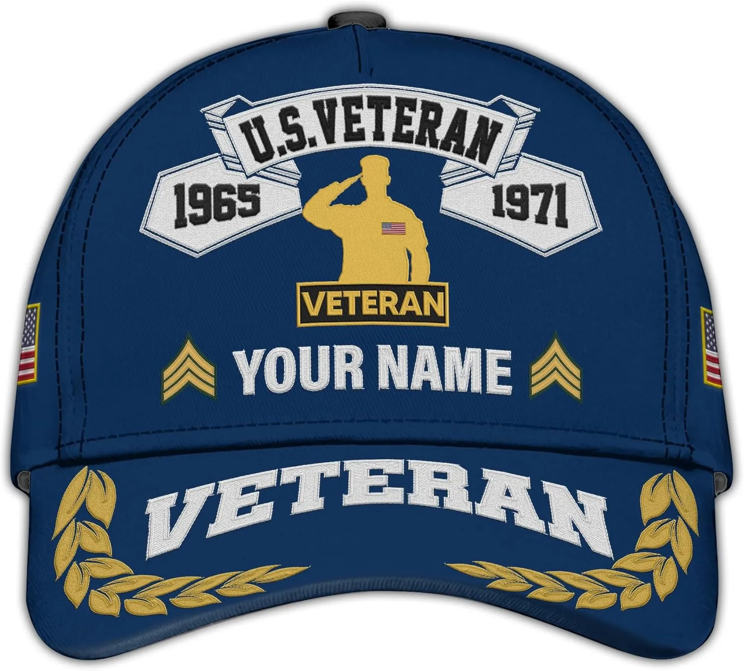 Personalized Embroidered Veterans Hat – Patriotic Baseball Cap Military Hats Veteran Caps Gift for Veterans Day Tactical Hat