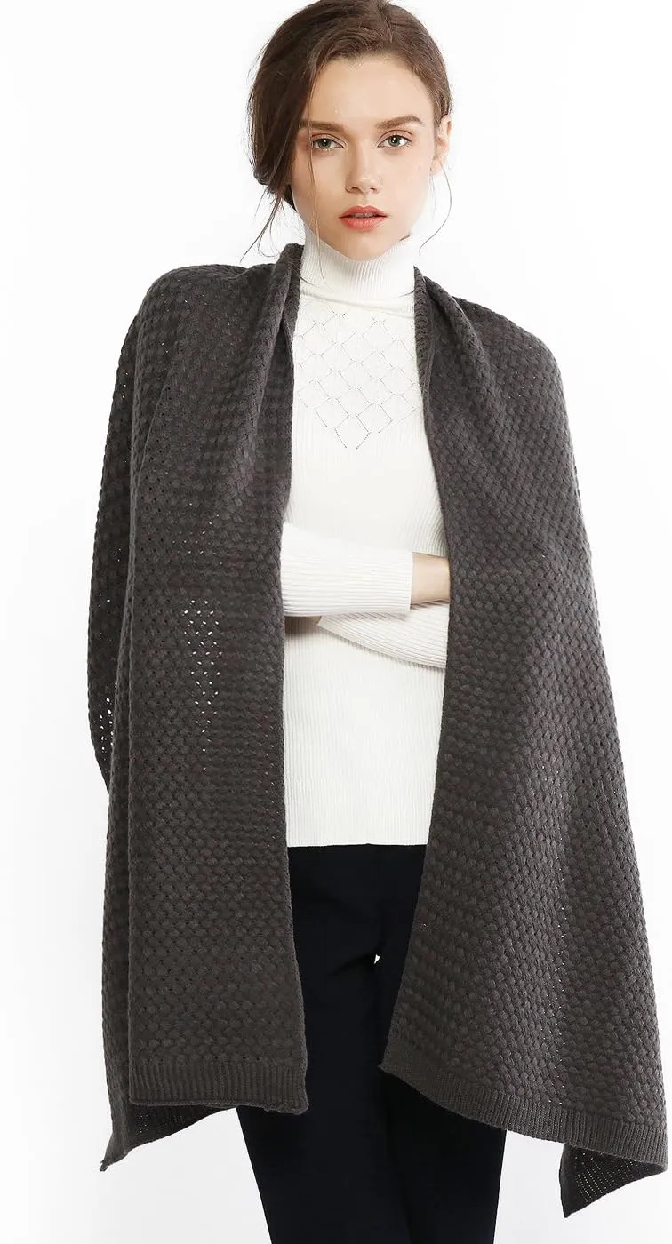 RIIQIICHY Winter Scarfs for Women Cold Weather Chunky Knit Scarf Warm Thick Scarf Long Large Oversized Scarves