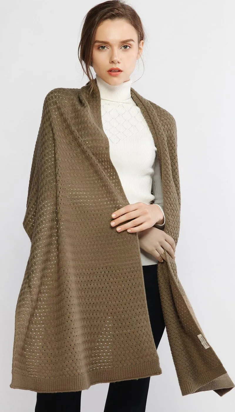 RIIQIICHY Winter Scarfs for Women Cold Weather Chunky Knit Scarf Warm Thick Scarf Long Large Oversized Scarves