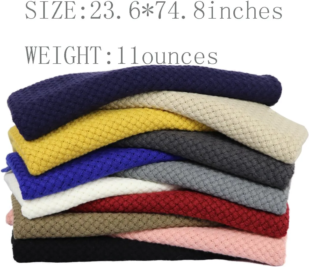RIIQIICHY Winter Scarfs for Women Cold Weather Chunky Knit Scarf Warm Thick Scarf Long Large Oversized Scarves