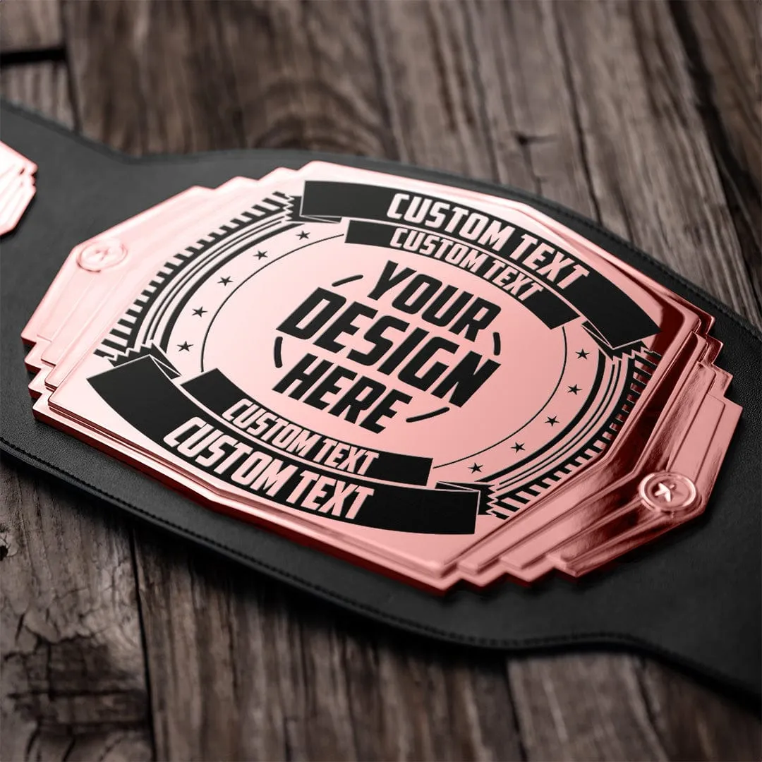 Rose Gold Ultimate 6lb Custom Championship Belt