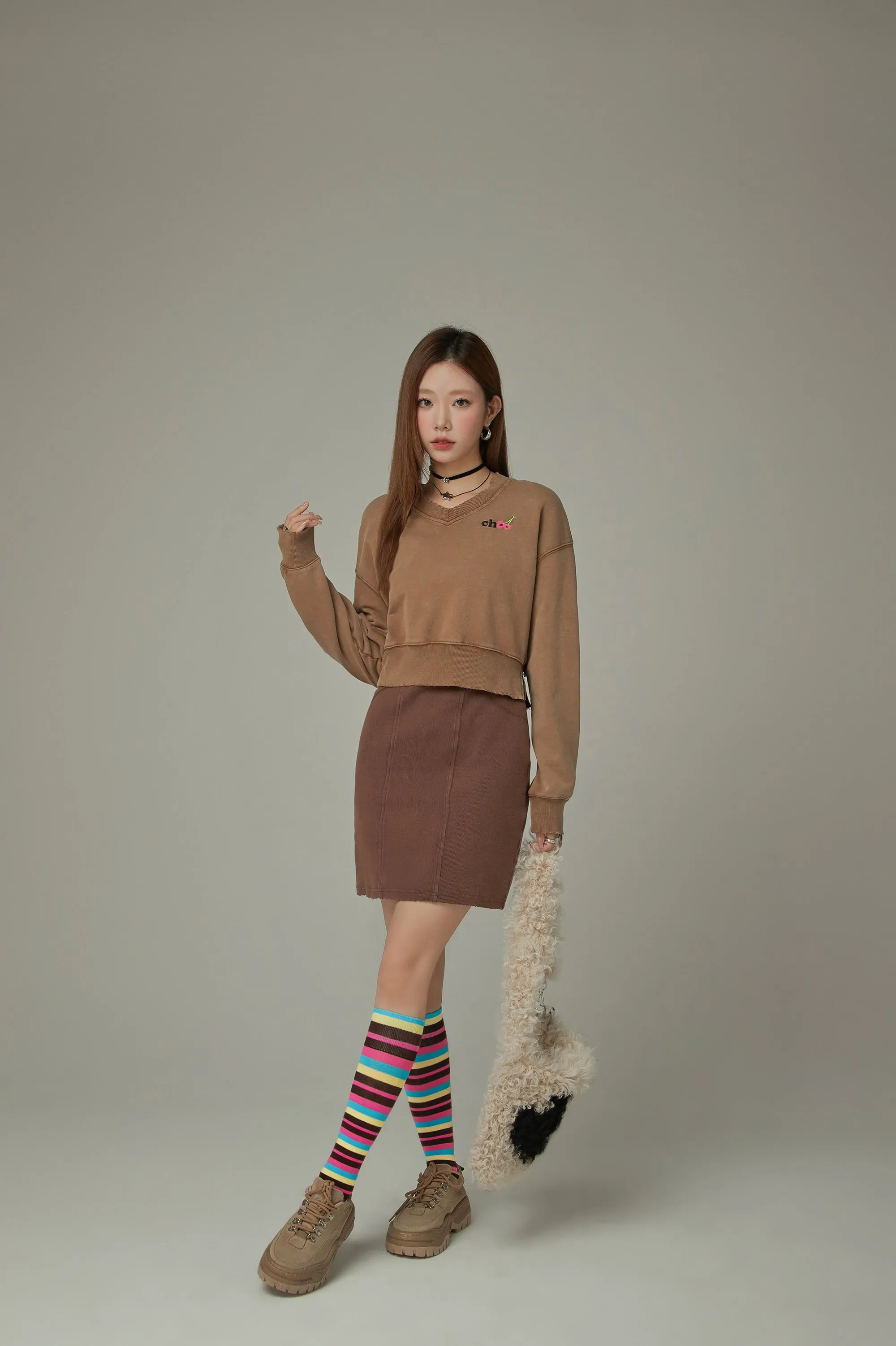 Striped Knee Socks