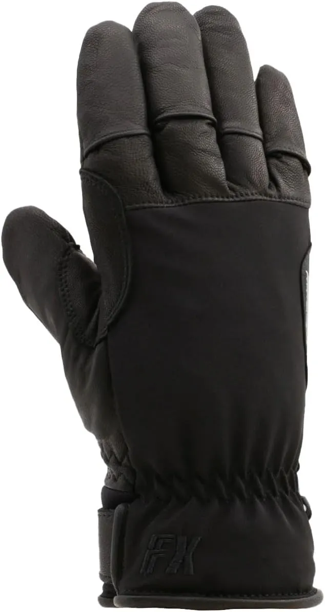 Swany Men's Pro-X Gloves - LeatherShield Fingers, Insulated Palm, Dry Lining, Flexor Construction