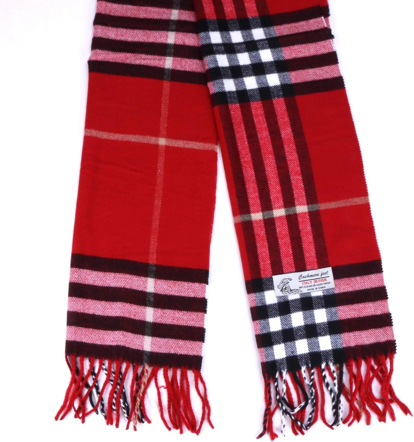 Tartan Plaid Cashmere Feel Classic Soft Luxurious Winter Scarf For Men Women