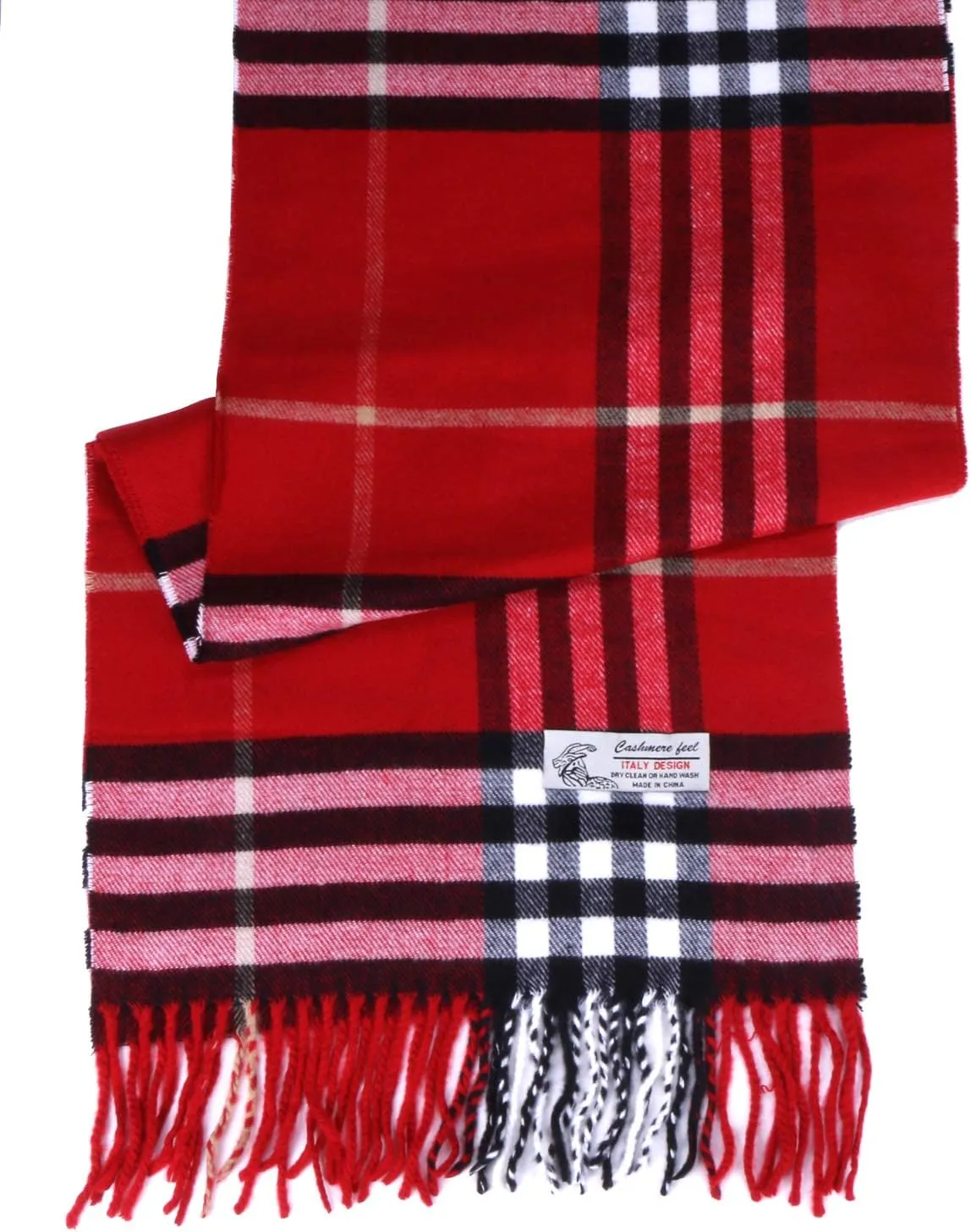 Tartan Plaid Cashmere Feel Classic Soft Luxurious Winter Scarf For Men Women