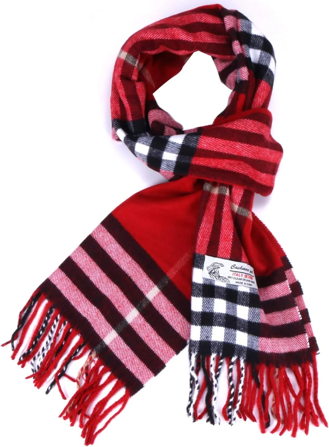 Tartan Plaid Cashmere Feel Classic Soft Luxurious Winter Scarf For Men Women