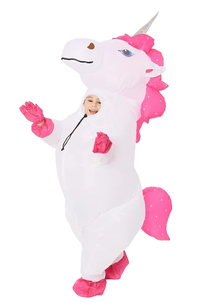 Whimsical Kids Unicorn Inflatable Costume