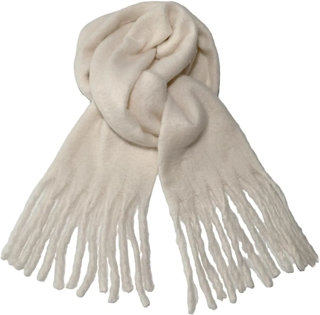 Winter Scarf for Women Big Chunky Scarf Solid Warm Soft Oversized Thick Blanket Scarves Shawl Cashmere Feel