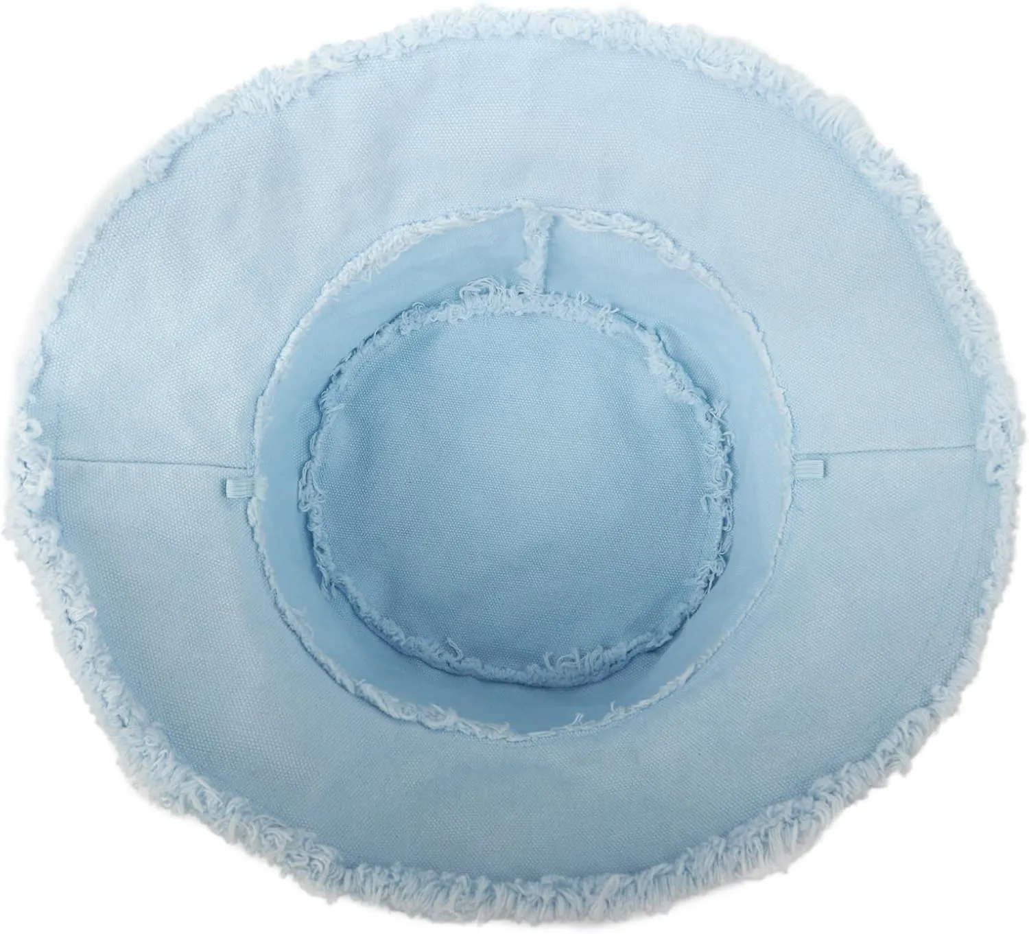 Zylioo 2XL/XL/L Frayed Bucket Hats, M/S/XS Tassel Floppy Travel Hats,2 in 1 Cute Fringe Fishing Sun Hat Small Heads